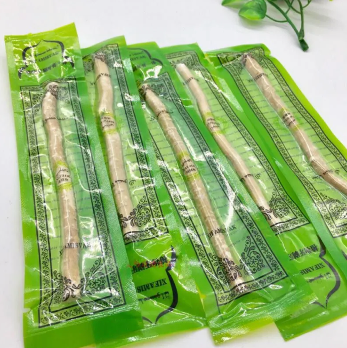 Bâton de nettoyage des dents Miswak - Feebella