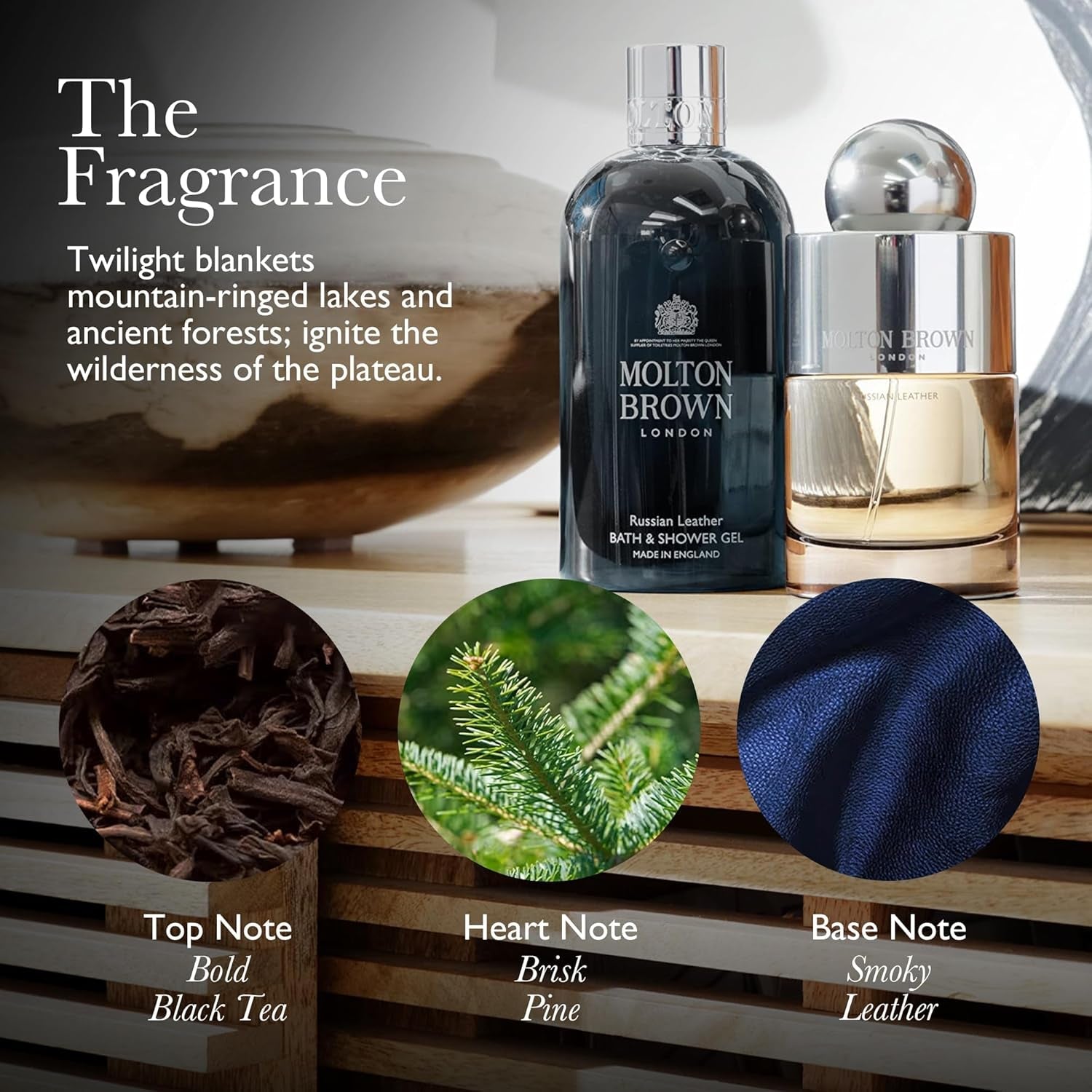 Dark Leather Gel De Bain Et Douche 300 Ml - Feebella