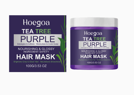 Shampooing violet pour l'élimination du teint jaune et les soins capillaires - Feebella